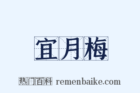 宜月梅是什么意思的图片